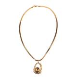 MALIBU LOCKET NECKLACE GOLD