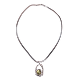 MALIBU LOCKET NECKLACE SILVER