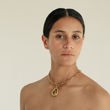 COSTA BRAVA LOCKET NECKLACE GOLD