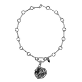 ZAHARA LOCKET NECKLACE SILVER