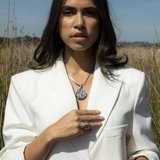 CORONADO LOCKET NECKLACE SILVER