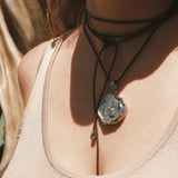 SOLANA LOCKET NECKLACE SILVER