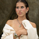 COSTA BRAVA LOCKET NECKLACE SILVER