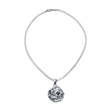 CORONADO LOCKET NECKLACE SILVER