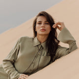 IBIZA LOCKET NECKLACE SILVER